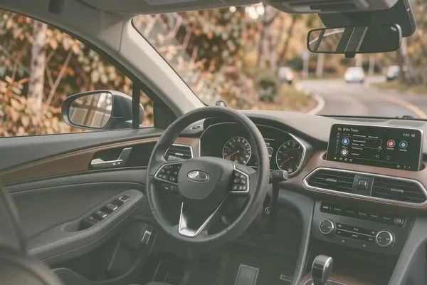 Haval F7 2024 — интерьер, вид от водителя
