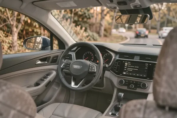 Lada Granta 2026 — интерьер, вид от водителя