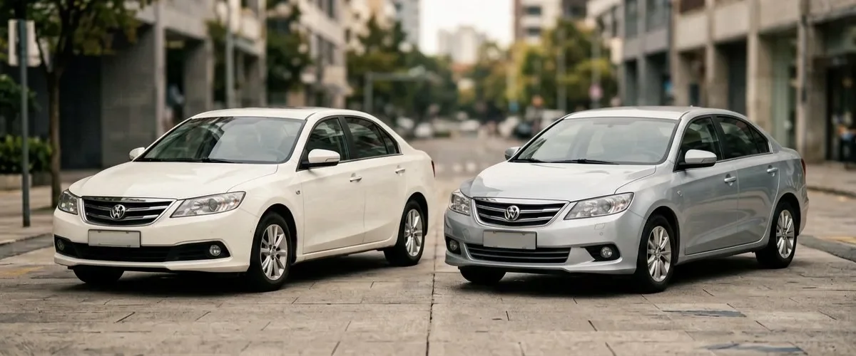 Lada Vesta и Belgee S50 в сравнении