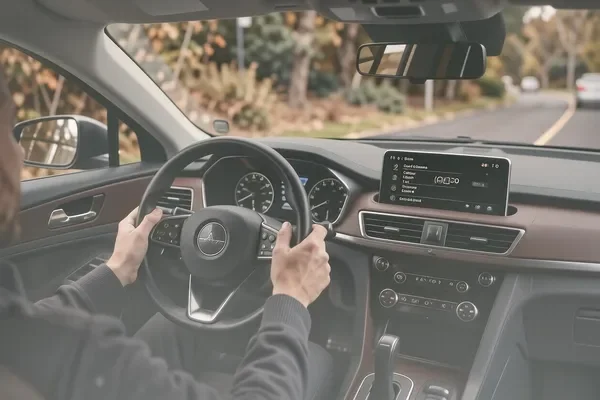 Lada Vesta 2026 — интерьер, вид от водителя