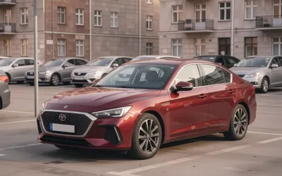 Kia Rio (с пробегом) — цвет Винно-красный